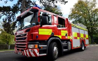 FIRE: A fire caused by smouldering manure was tackled in Sedgeberrow.