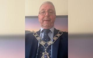 Deputy mayor John Clatworthy stepped in to rescue the meeting