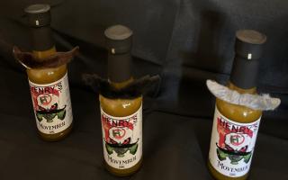Movember chilli sauce by Flavour and Fire