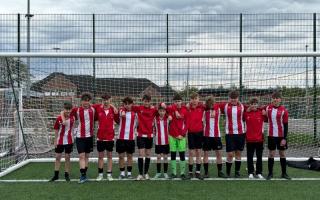 Evesham United's under 14's were crowned Cheltenham Youth Football League Division 2 champions